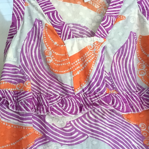 Maternity sleeveless cotton blouse - Picture 2 of 4